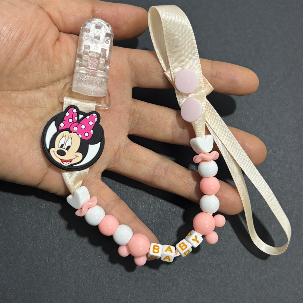 Baby Pacifier Clip - Kawaii Baby pacifier Chain Clip False