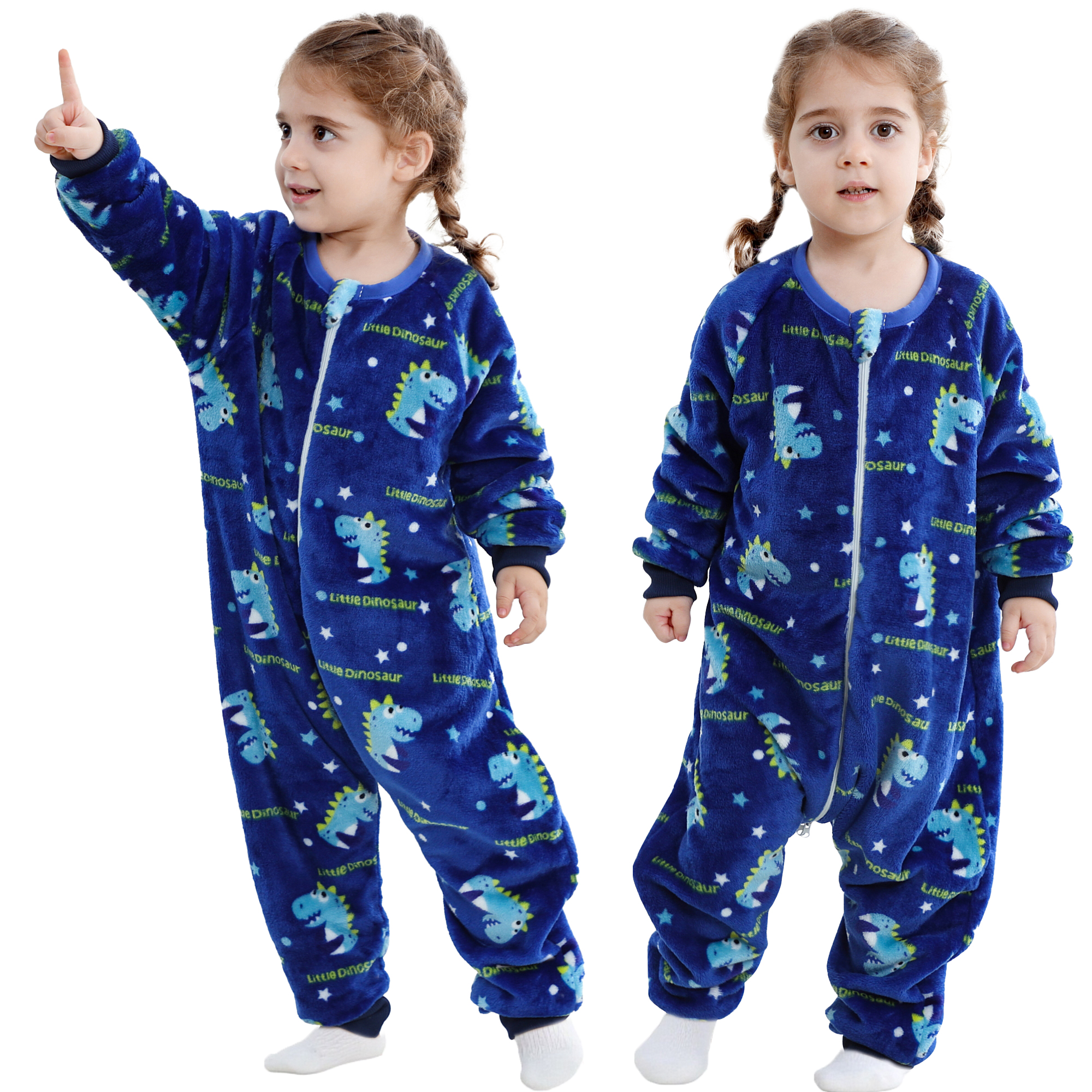 Baby Sleep Sack - MICHLEY Flannel Dinosaurs Baby Sleeping Bag