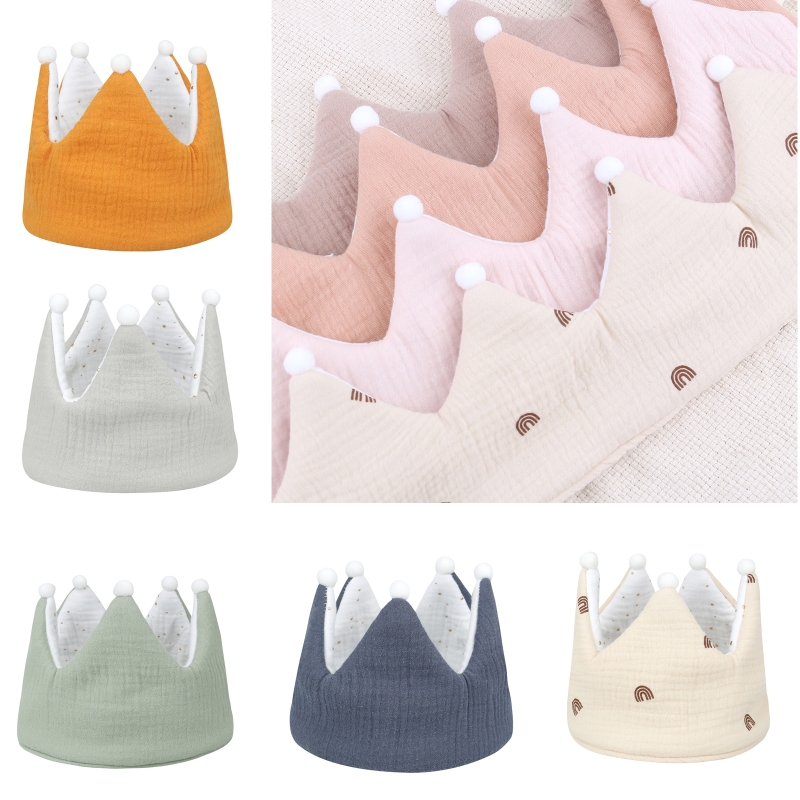 Baby Products Organic - Baby Birthday Hat Crown Hat Boys