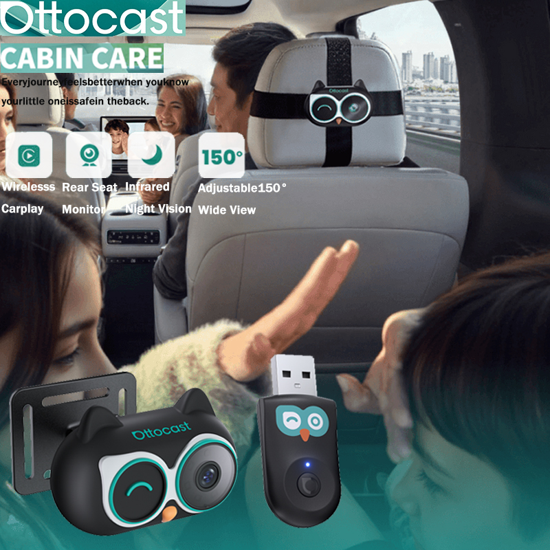 Baby Monitor Sensor - Ottocast Cabin Care Wireless CarPlay Adapter