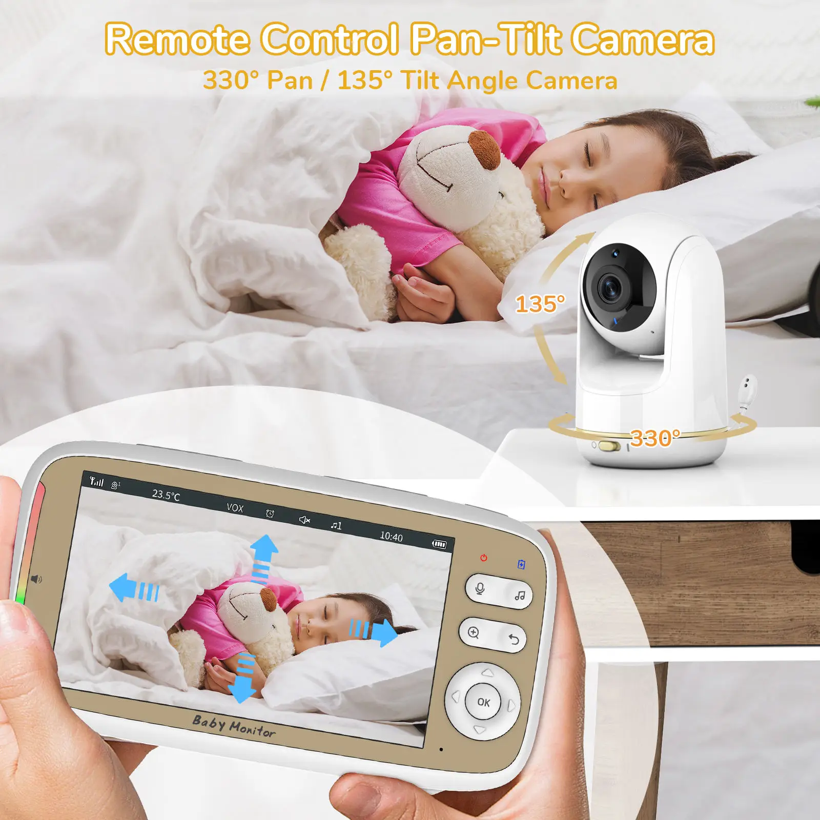 VB803 PRO Baby Monitor with 2p - Baby Monitor Sensor avis et prix