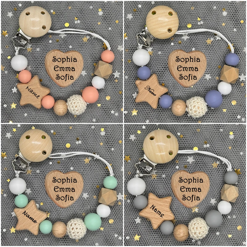 NEW Custom Name Handmade Perso - Baby Pacifier Clip avis et prix