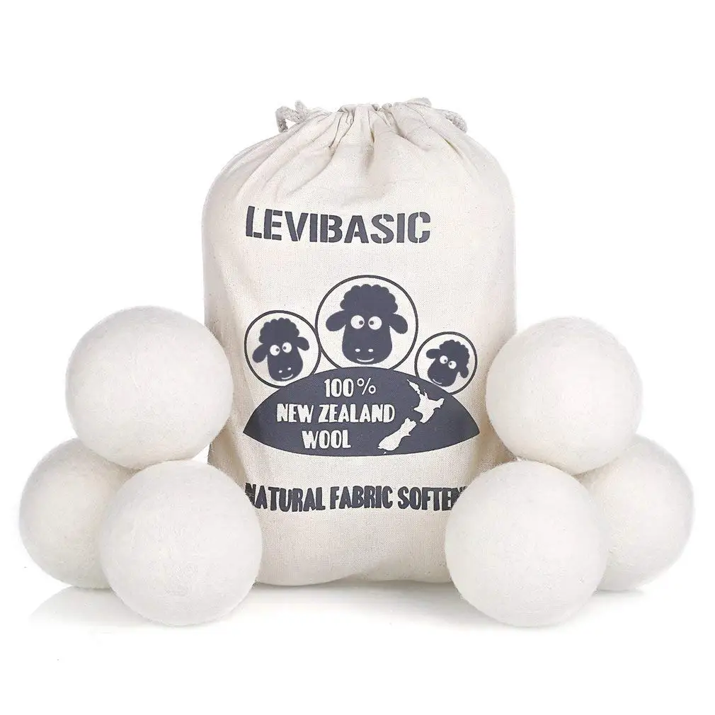 XL Wool Dryer Balls 6-Pack, 3