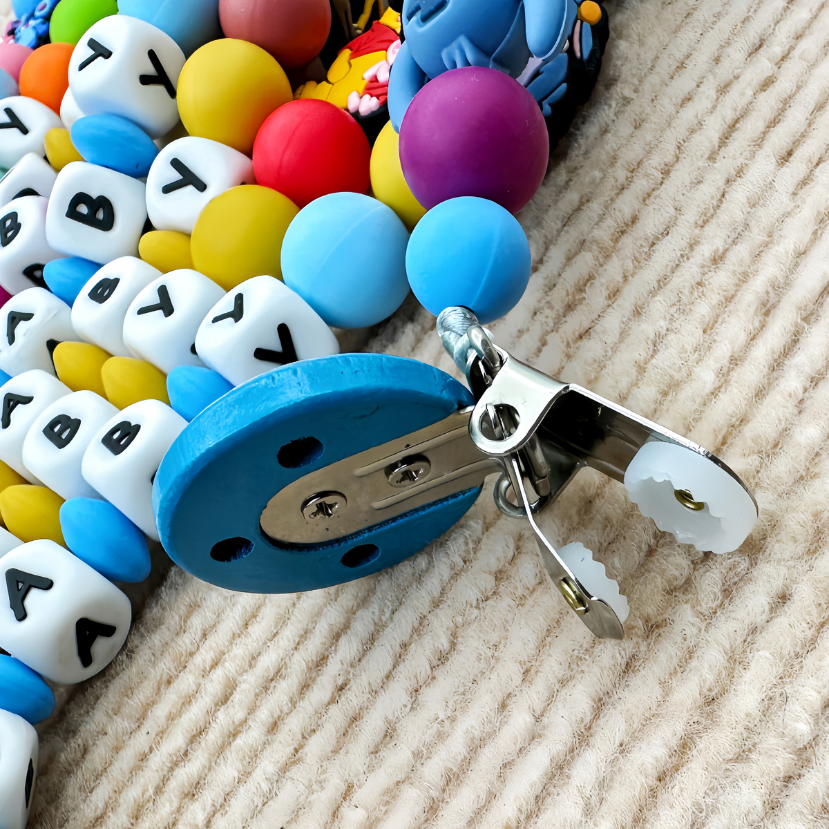 Customize Personalized Names L - Baby Pacifier Clip avis et prix