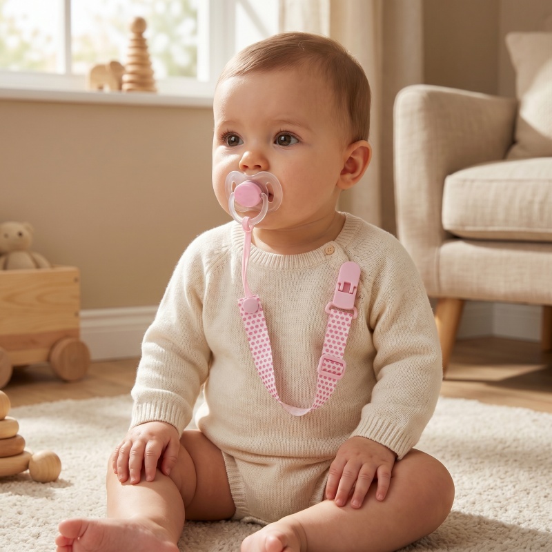 Fixed Button Baby Pacifier Cli - Baby Pacifier Clip avis et prix