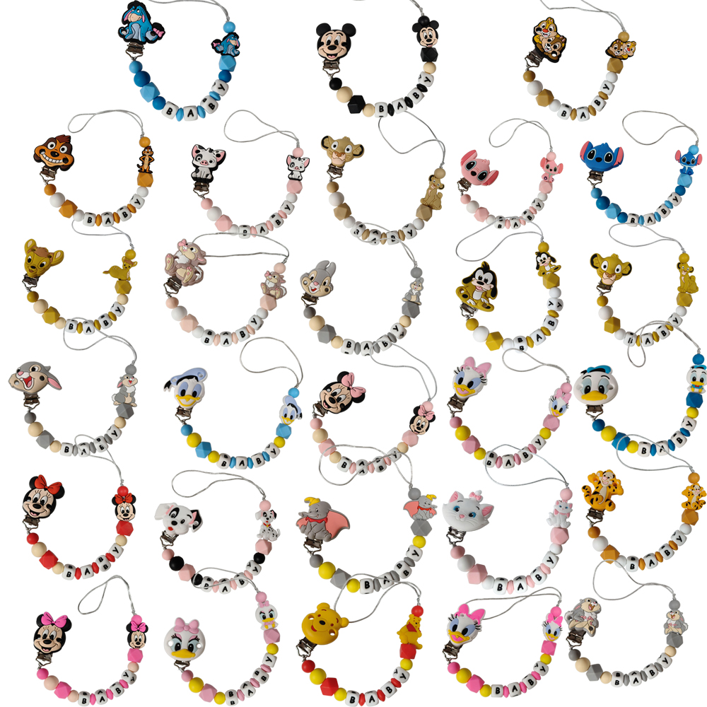 1PC Personalized name Baby Sil - Baby Pacifier Clip avis et prix