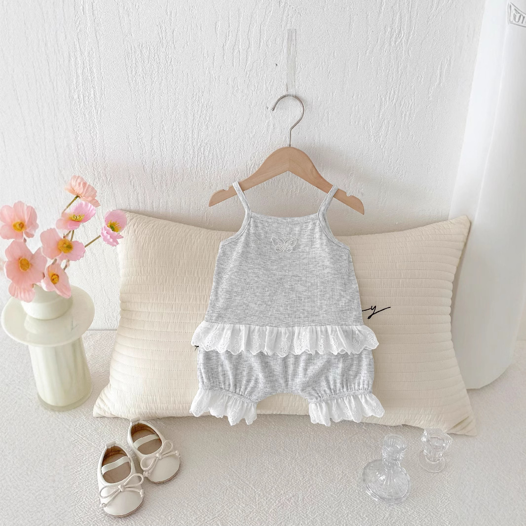 Korean Ins Splicing Lace Strap - Baby Products Korean avis et prix