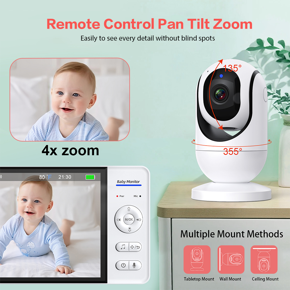 Video Baby Monitor 7'' 1080P H - Baby Monitor Sensor avis et prix