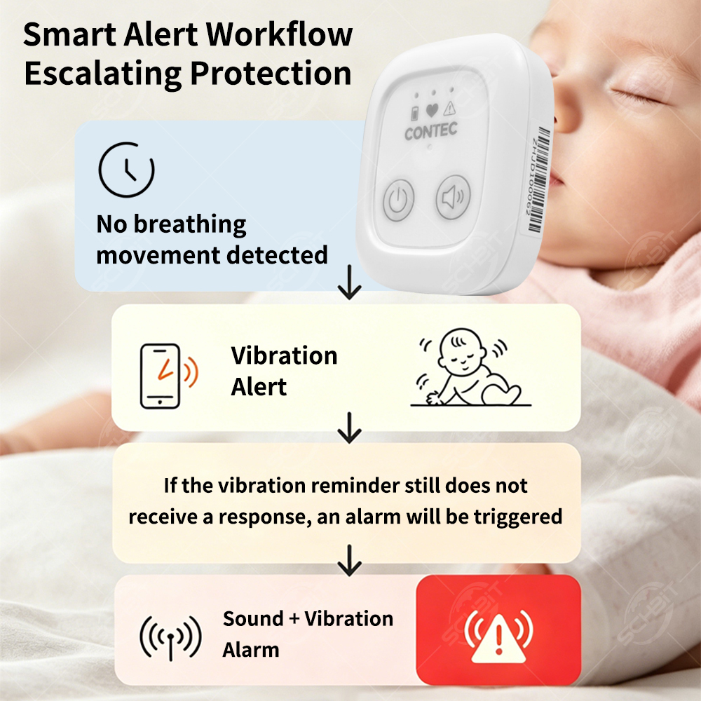 Baby Breathing Monitor with Vi - Baby Monitor Sensor avis et prix