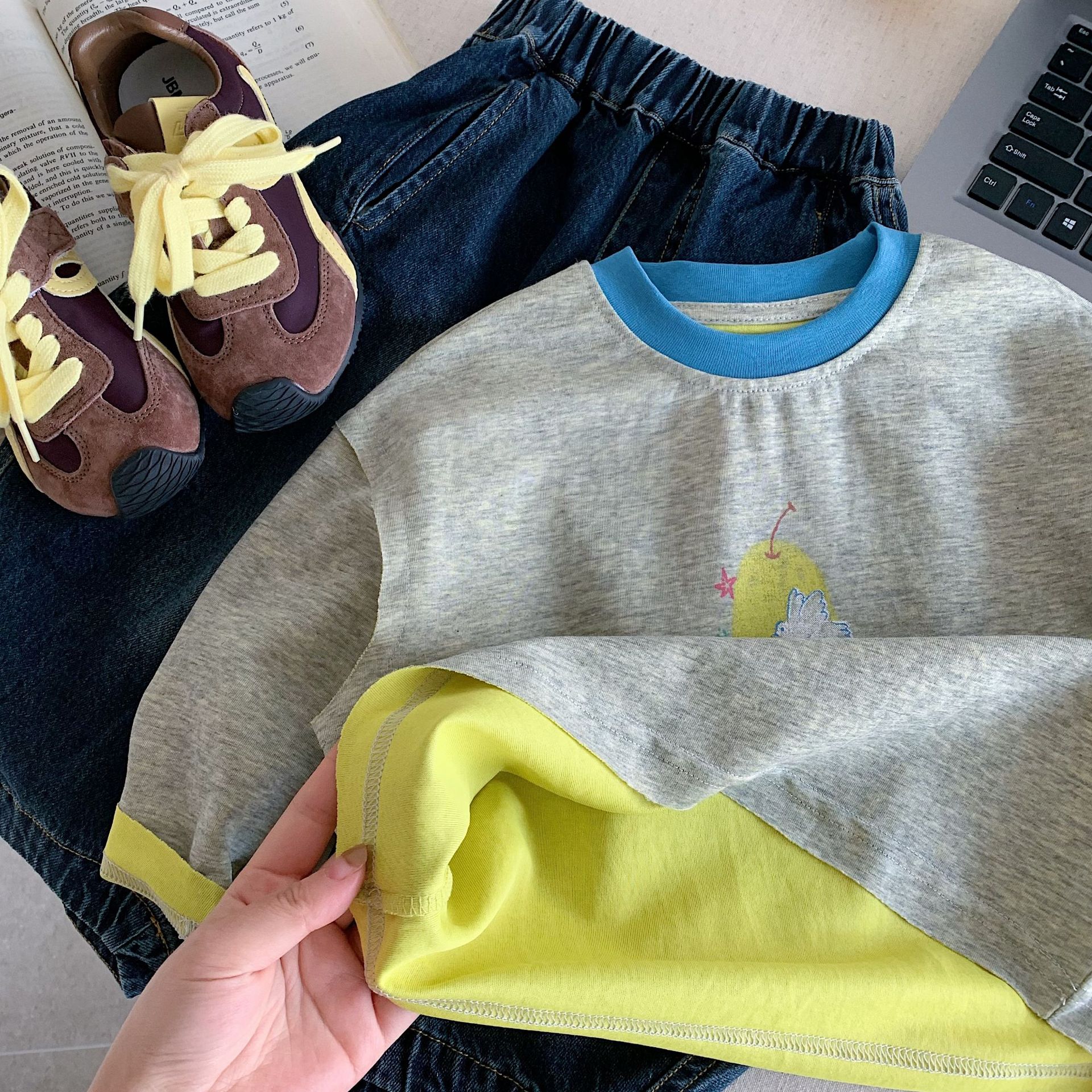 Children's Long Sleeved T-shir - Baby Products Korean avis et prix