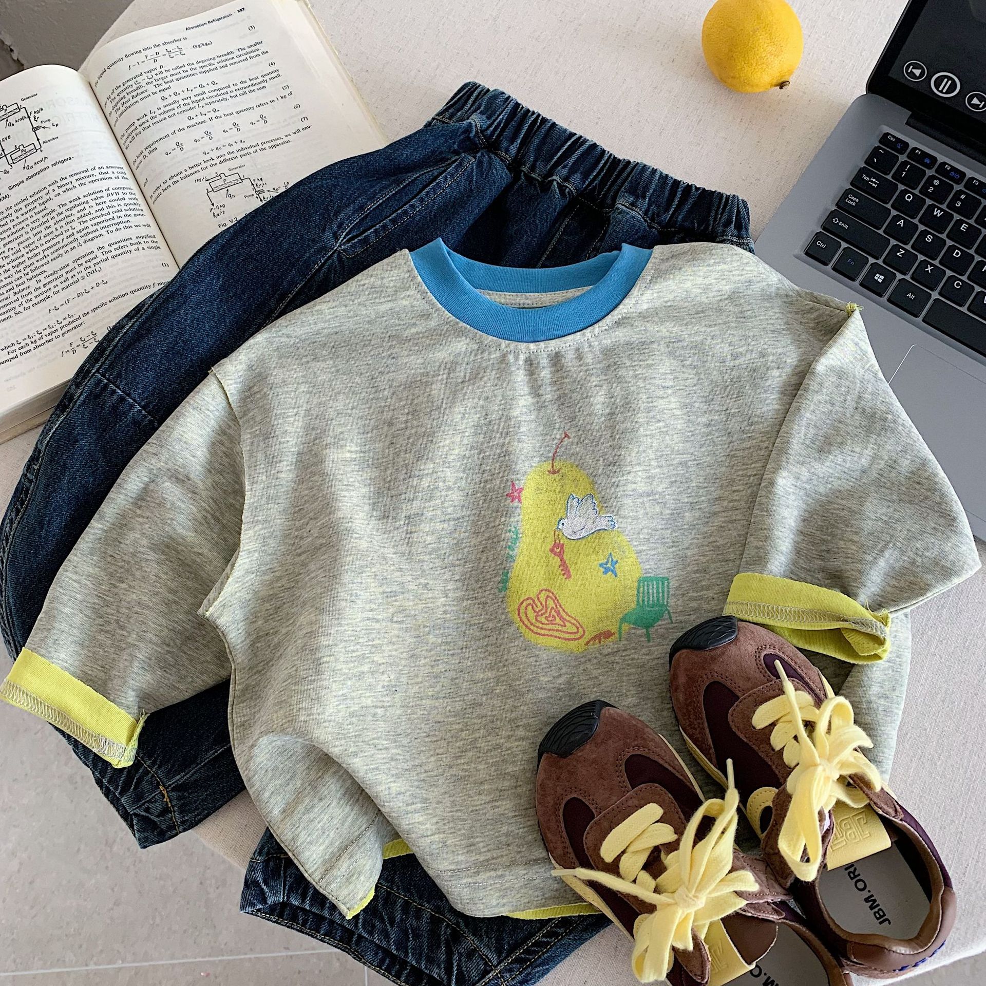 Children's Long Sleeved T-shir - Baby Products Korean avis et prix
