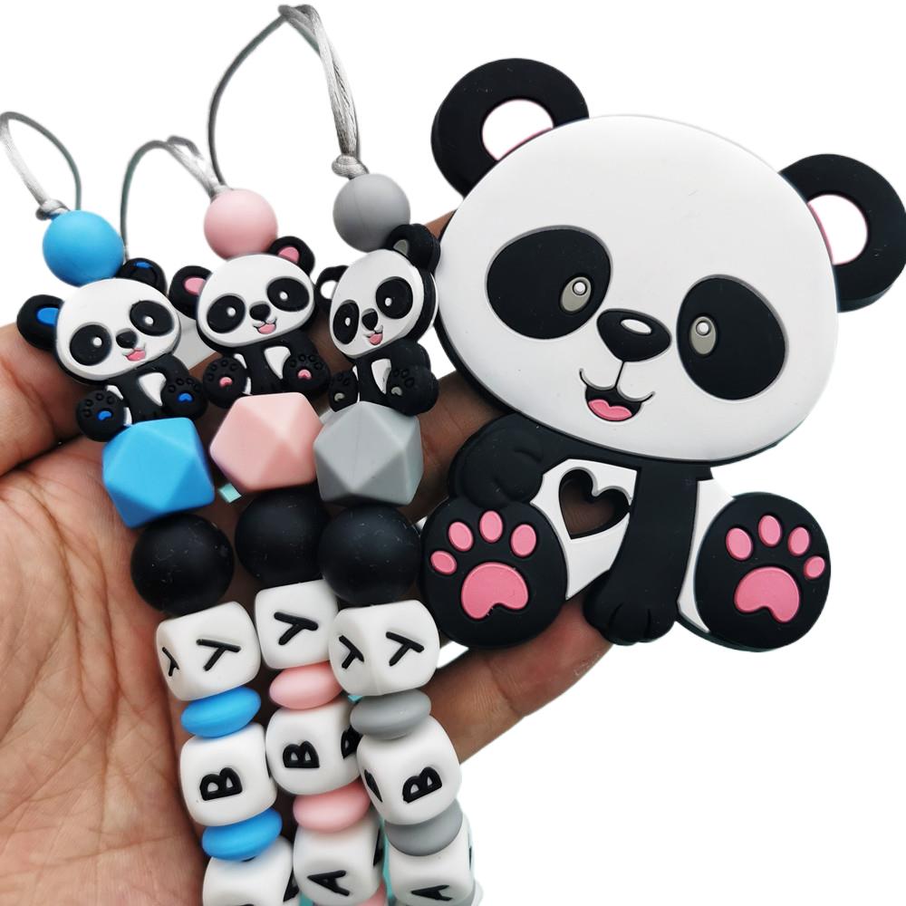 Panda Customized English Silic - Baby Pacifier Clip avis et prix