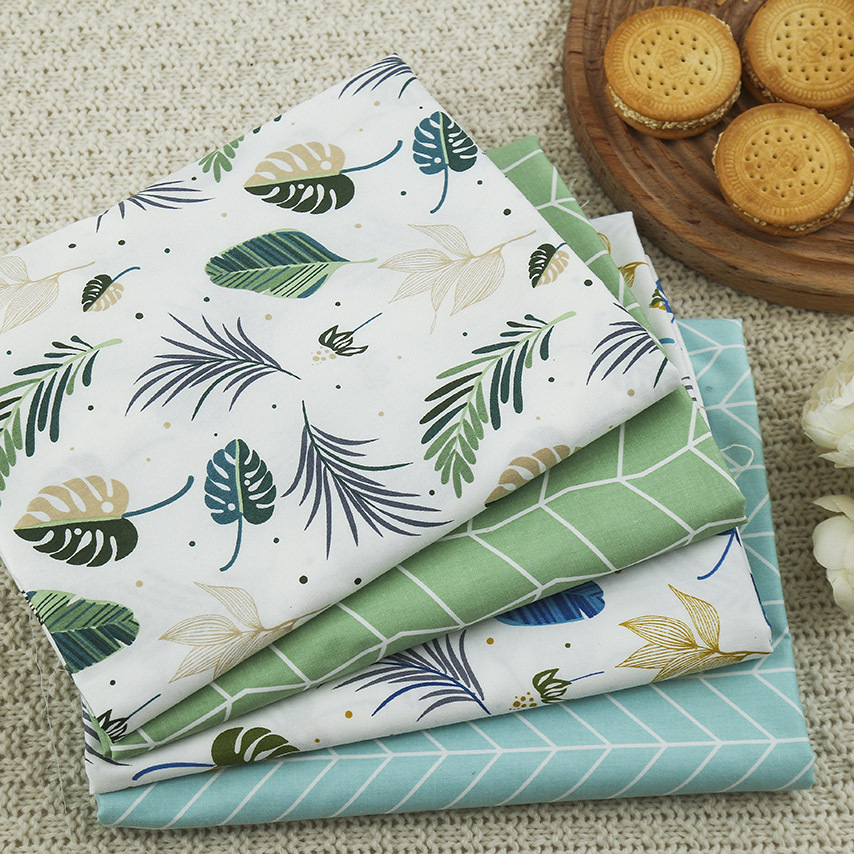 Leaf Printed 100% Cotton Fabri - Baby Products Organic avis et prix