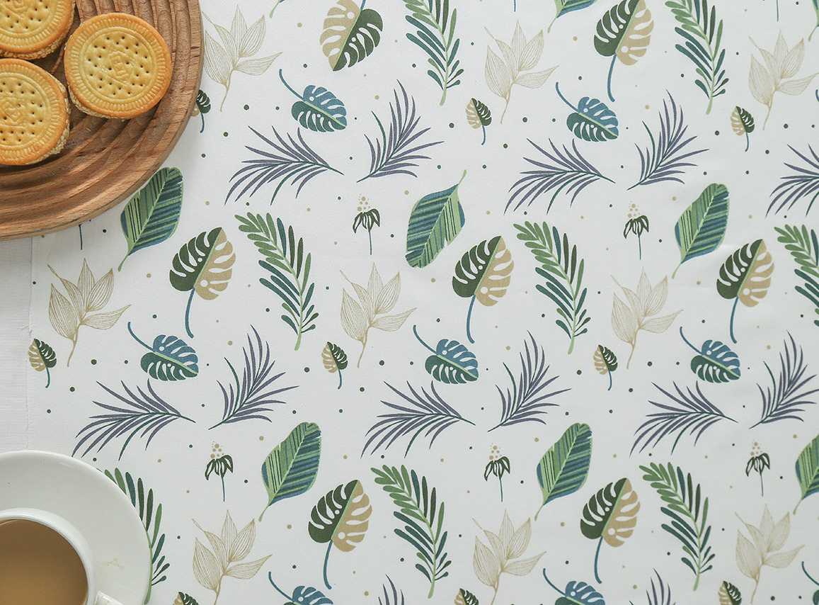 Leaf Printed 100% Cotton Fabri - Baby Products Organic avis et prix