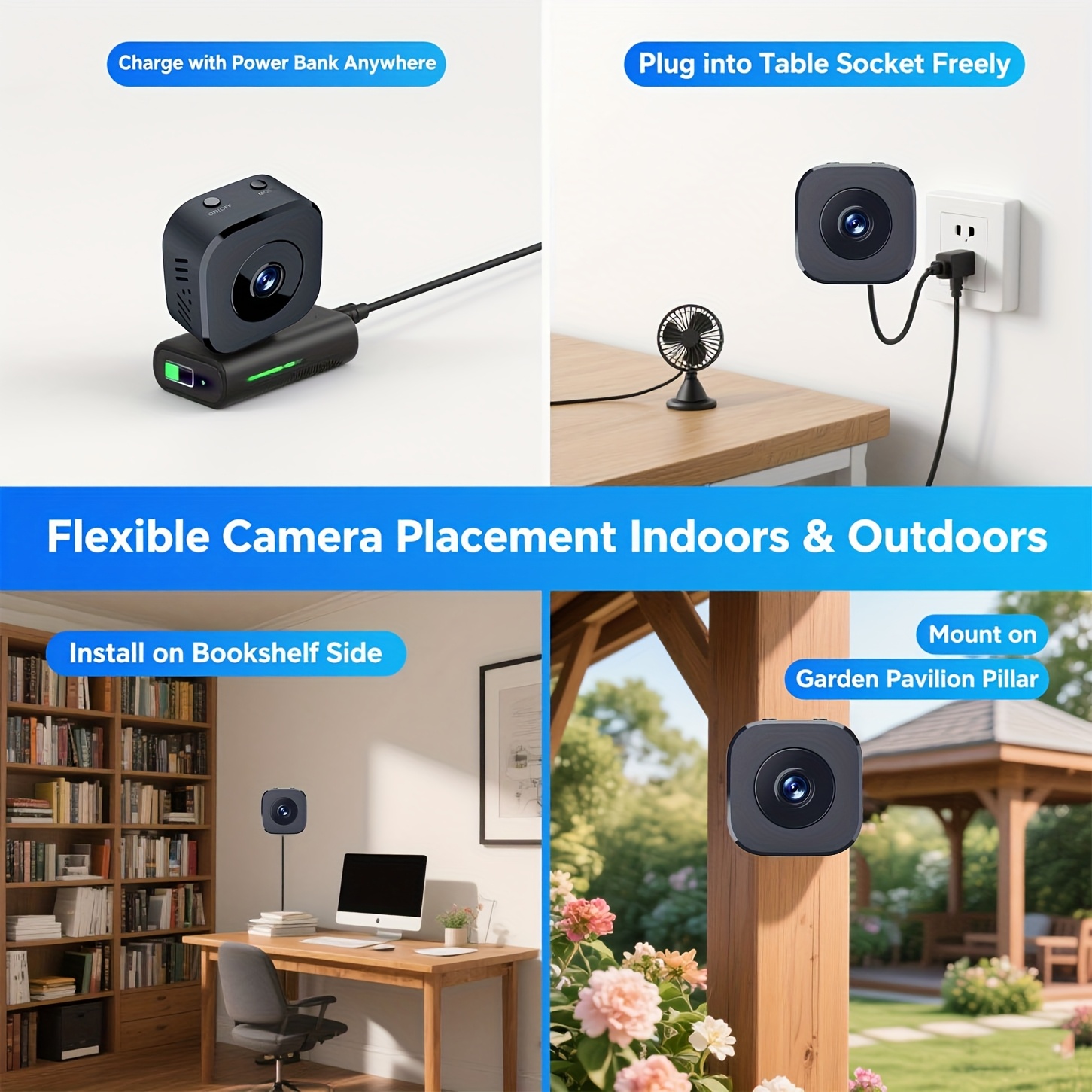 1080P HD Mini WiFi Camera Indo - Baby Monitor Sensor avis et prix