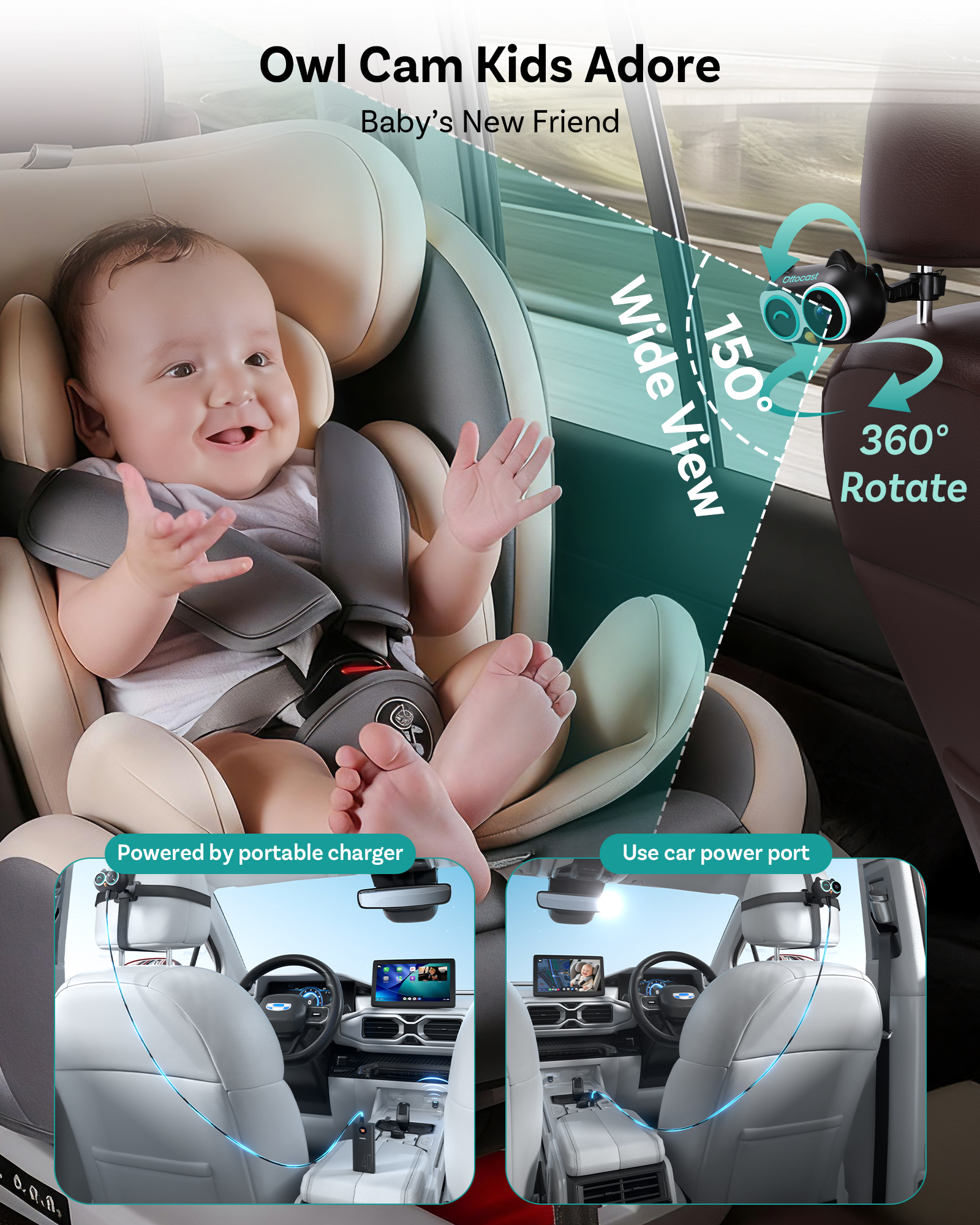 OTTOCAST Cabin Care Wired to W - Baby Monitor Sensor avis et prix