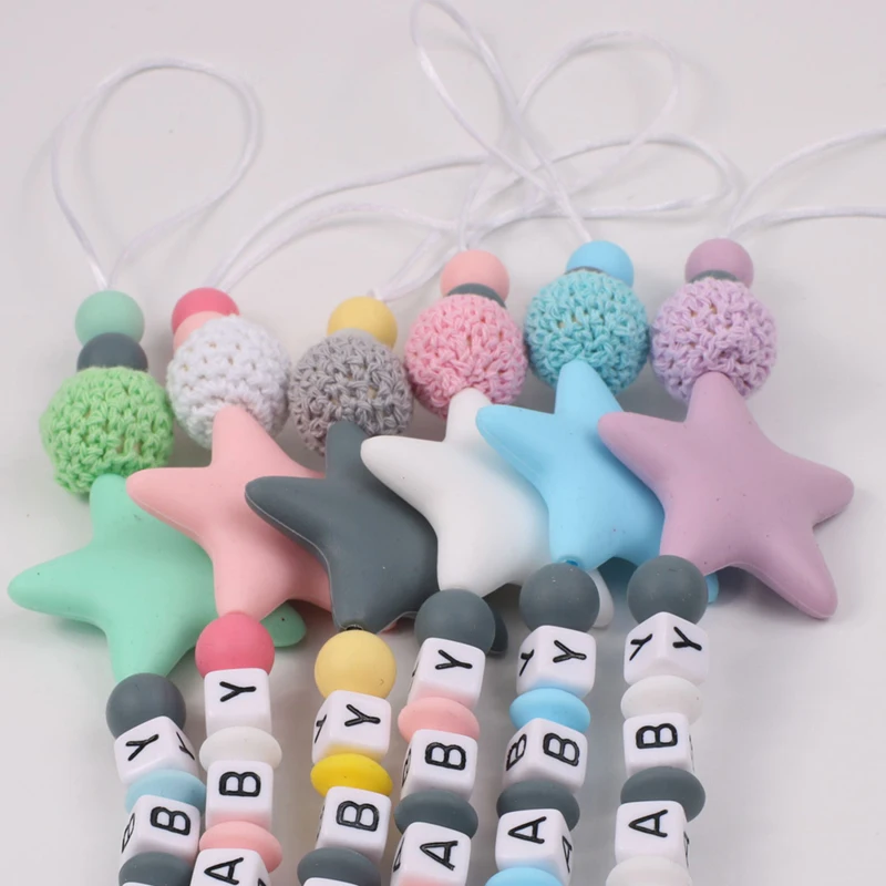NEW Personalised Name Baby Tee - Baby Pacifier Clip avis et prix