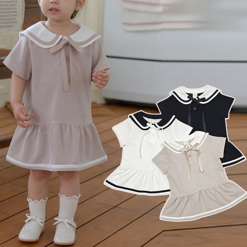 Girl's Baby Collar Dress 2026  - Baby Products Korean avis et prix