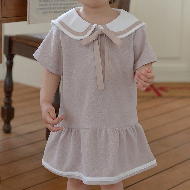 Girl's Baby Collar Dress 2026  - Baby Products Korean avis et prix