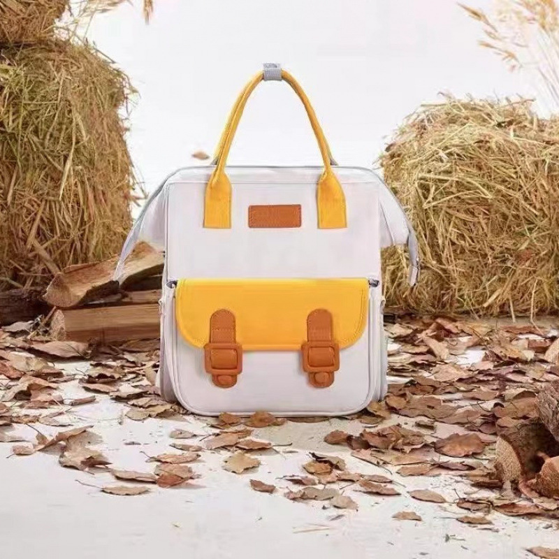 Color Blocked Backpack for Mom - Baby Products Korean avis et prix