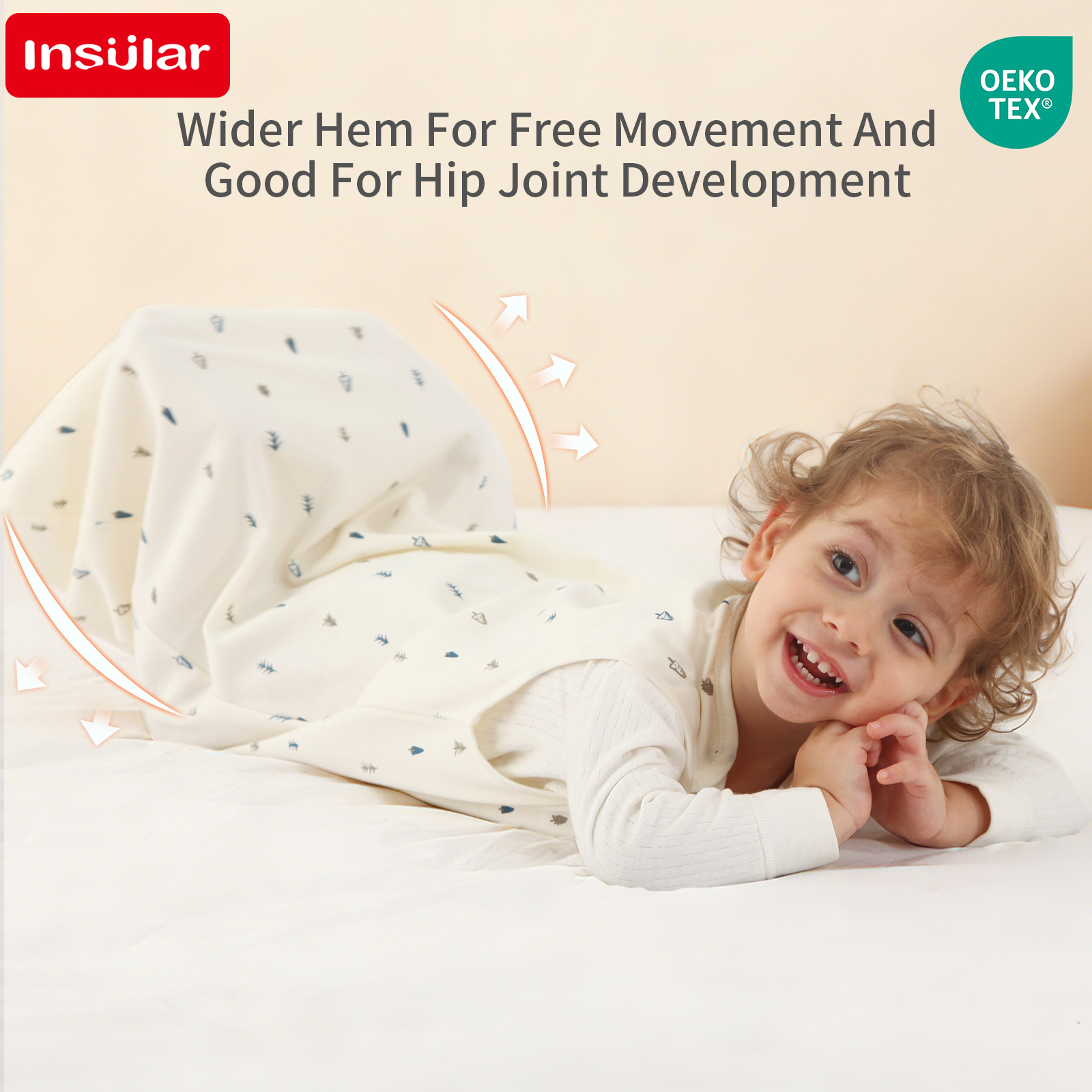 New Sleeveless 100% Cotton Ves - Baby Sleep Sack avis et prix