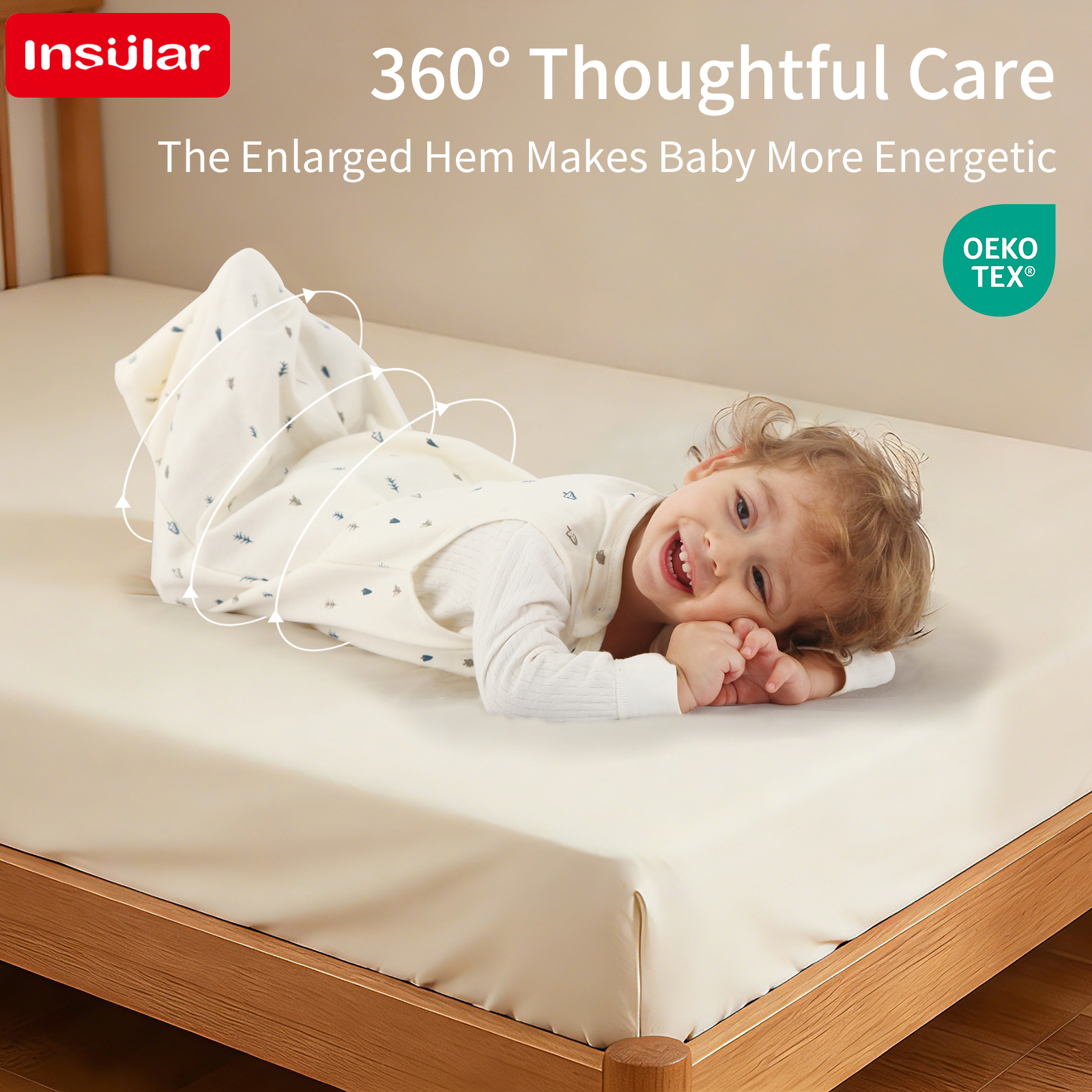 New Sleeveless 100% Cotton Ves - Baby Sleep Sack avis et prix