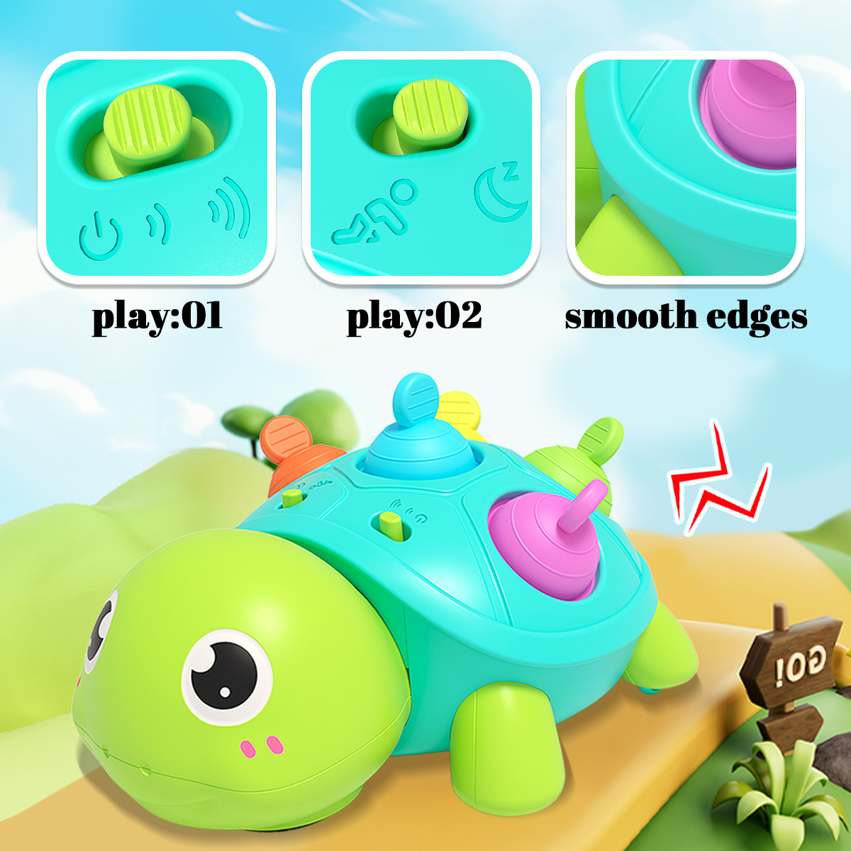 Baby Turtle Toy, Toddler Crawl - Baby Walker Activity avis et prix