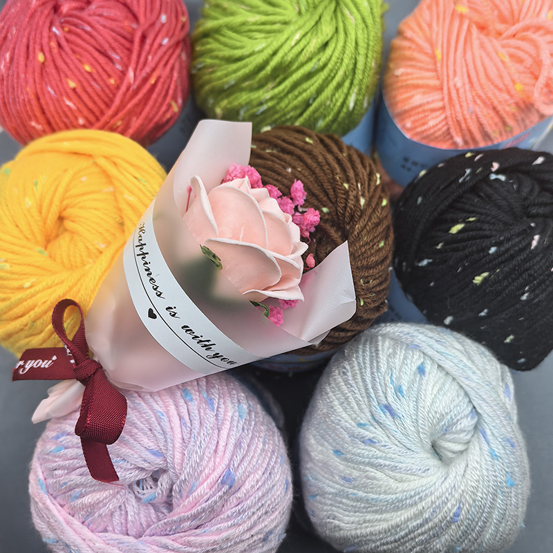 Fluffy Yarn Worsted Wool Threa - Baby Products Organic avis et prix
